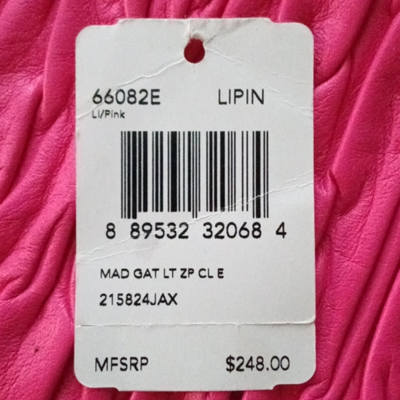 🆕 💕VTG/RARE Coach💕 - Luxe Leather Fuchsia Zip Clutch - Picture 4 of 11